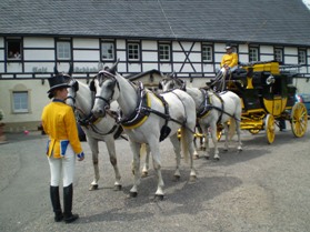 carriage tours in Erz Mountains, in Saxony with their handcraft tradition are a synonym for a magical winter landscape. On excellent cross-country ski trails,